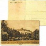 Grad jablje, razglednica, založnik neznan, izdana okoli 1918, neodposlana, žig poštnega urada Trzin, nemški napis, hrani knjižnica Domžale
